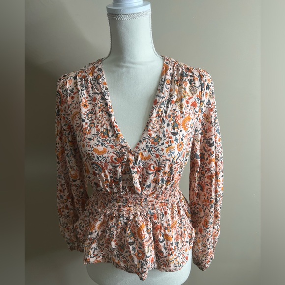 Old navy v neck peplum top size small - Picture 8 of 12